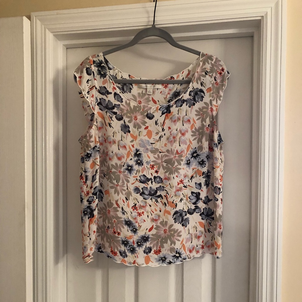 L Lauren Conrad Floral Blouse